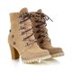 thumbnail image 3 of Botas Retro de moda para mujer, botas coreanas de tacón alto con remaches antideslizantes, botas cortas de talla grande 34-43, 3 of 5