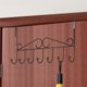 thumbnail image 5 of Fiudx Perchero para Puerta, Versátil, de Acero Resistente, Ahorra Espacio, Duradero para Baño o Dormitorio, Fácil de Instalar, 41,7 X 22,2 X 5 Cm., 5 of 6