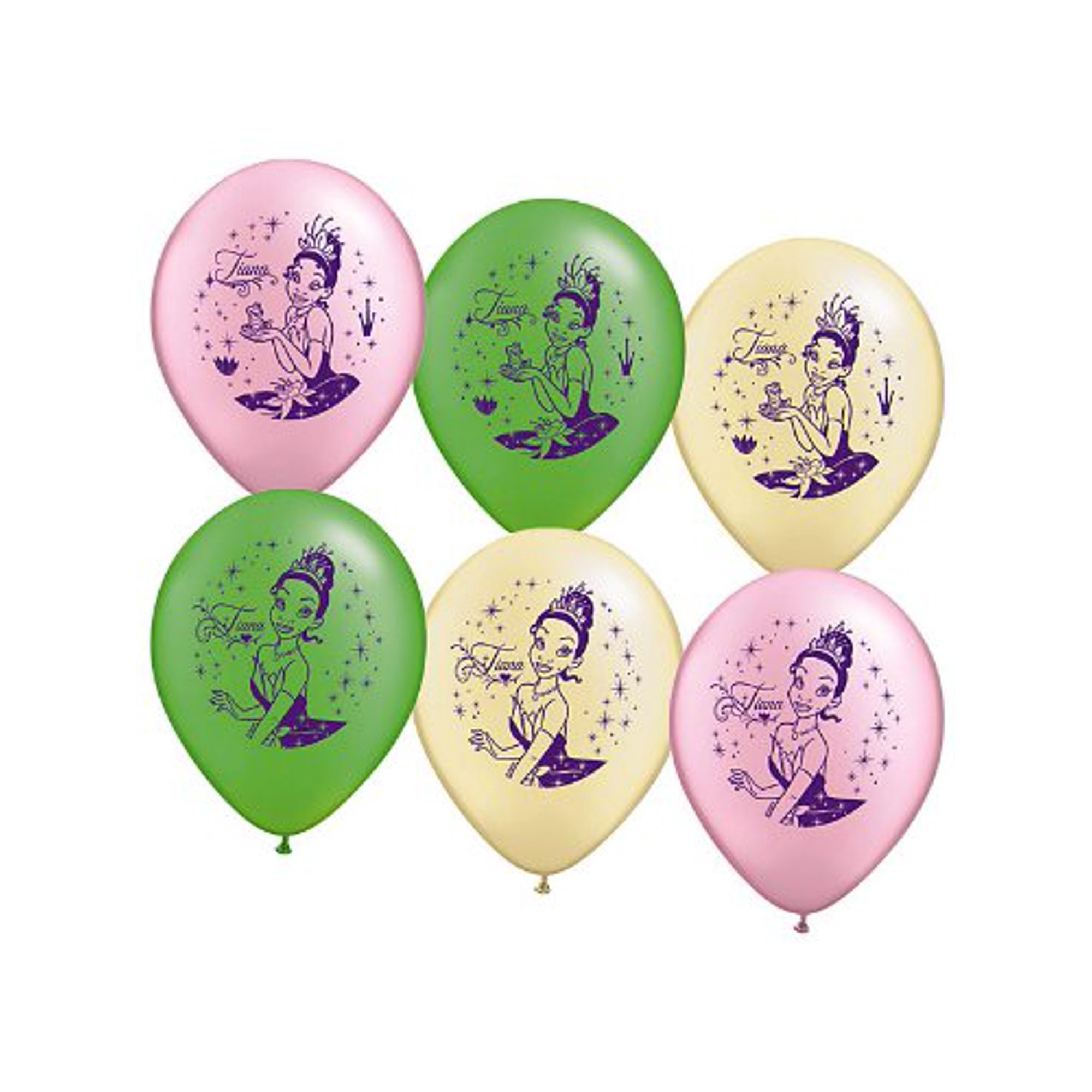 Party Supplies Pioneer Latex Balloons 6 Ct 12 Disney Princess