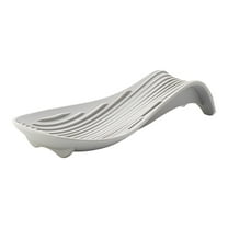 JoyMoreHome Silicone Spoon Rest-Spatula Ladle Holder Silicone Utensil Spoon Rest Holder Brushed Finish Dishwasher Safe Serving Cooking