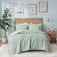 thumbnail image 5 of Full/Queen Embroidered Medallion Faux Fur Ultra Plush Comforter Mini Set, 5 of 10