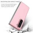 thumbnail image 2 of Allytech Galaxy Z Fold4 Case, Samsung Z Fold4 Cover, Ultra Slim Fit Shockproof Lightweight Anti-Scratch Protective Phone Case for Samsung Galaxy Z Fold 4 5G - Pink, 2 of 7