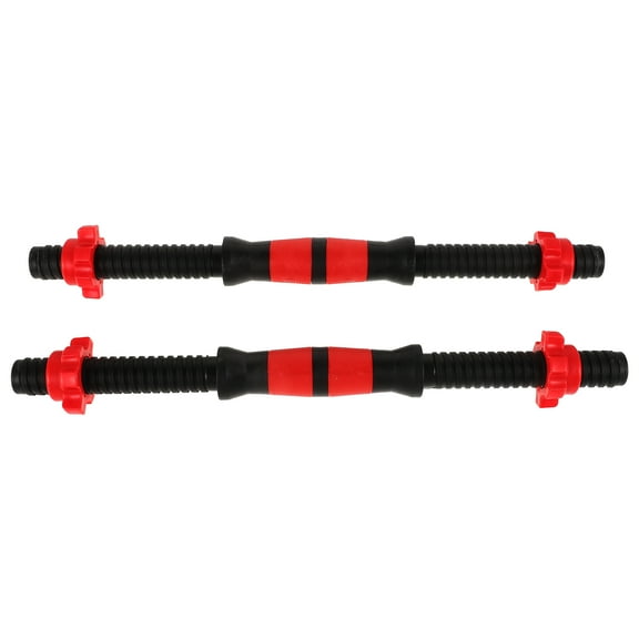 Minkissy 2Pcs Dumbbell Bars Plastic Black For Gym Training Strength Training Dumbell Rod