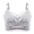 thumbnail image 1 of Cathalem Bralettes for Women Wireless Bras with Soft Support Regular and Plus Size,Gray 36/80, 1 of 2