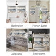 thumbnail image 3 of Modern Ocean Beach Wave Short Blackout Curtains 36 Inch Long Abstract Oil Painting Style Rod Pocket Kitchen Curtains, 2 Panels Thermal Insulated Room Darkening Drapes for Bedroom, 42"W x 36"L, 3 of 5