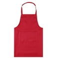 thumbnail image 2 of Yesbay Pure Color Halter Sleeveless Pocket Housework Kitchen Cooking BBQ Work Apron, 2 of 8