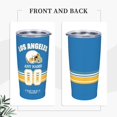 thumbnail image 2 of Custom Los Angeles Tumbler, Personalized Name and Number Tumbler Cup, Customized Stainless Steel Travel Coffee Mug Keeps Drinks Cold and hot Gifts for Men Women Fans, 2 of 6