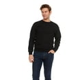 thumbnail image 6 of BILLIONHATS 24 Pack Mens Adult Crewneck Fleece Lined Pullover Sweatshirt Bulk, BLack Color, Wholesale Multipack Donation for Homeless (2X-Large), 6 of 7