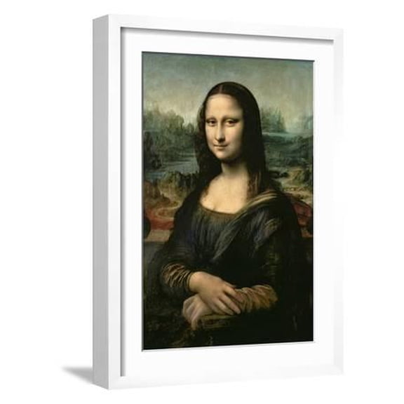 Mona Lisa, c.1507, Figurative World Culture Framed Art Print Wall Art by Leonardo da Vinci Sold by Art.Com