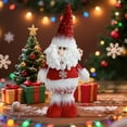 thumbnail image 3 of JJKBVCLO Santa And Snowman Stretchable Doll Knitted Standing Doll For Home Tabletop Festive Display, 3 of 4