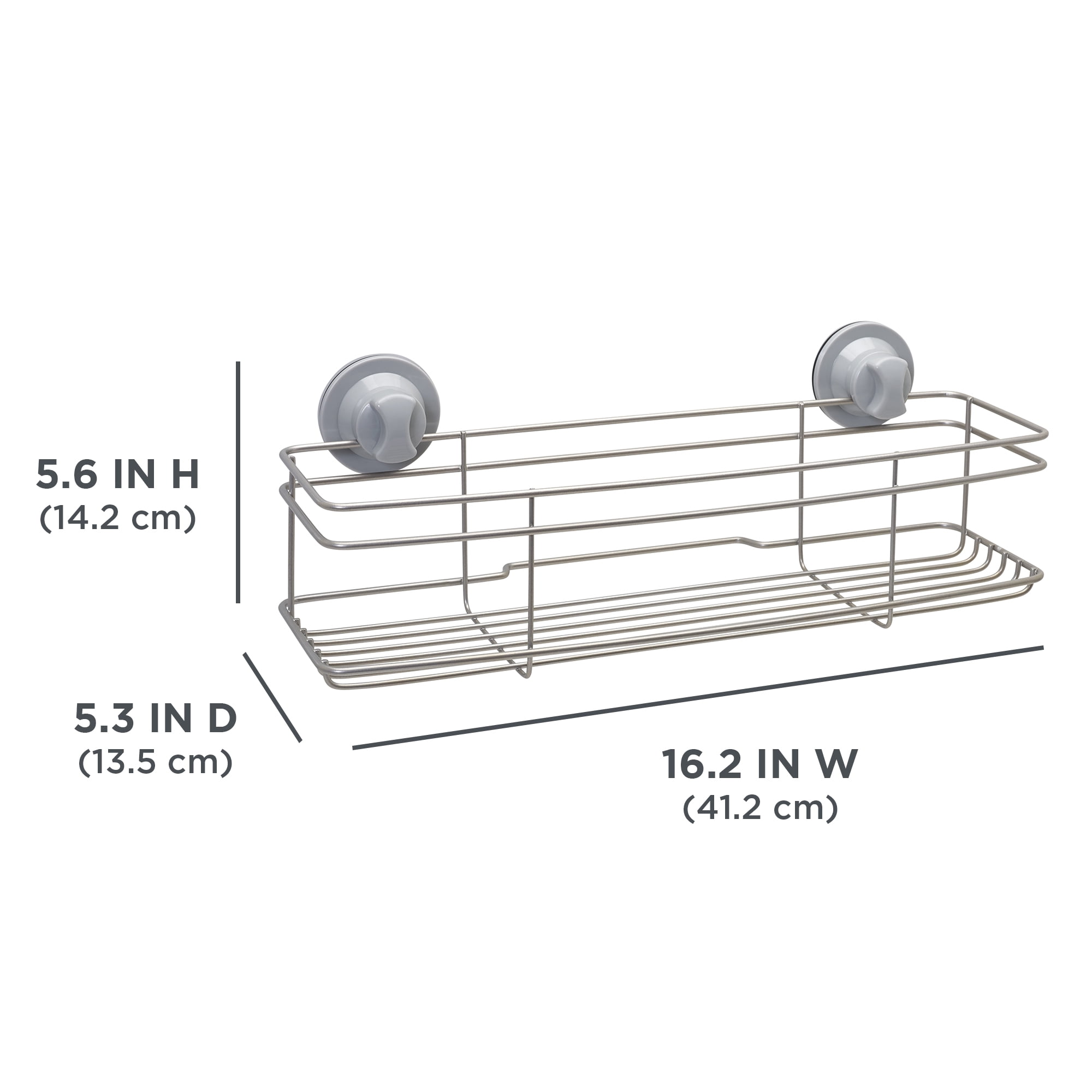 E2157NNL Satin Nickel Shower Caddy with 4 Basket Shelves,Durable and  Strong， 8.0 Lb，10.90 X 9.00 X 108.00 Inches - AliExpress