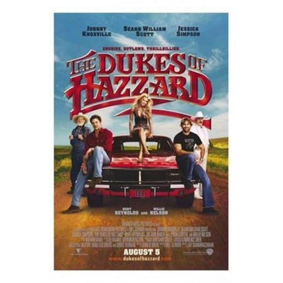 The Dukes of Hazzard Movie Poster - 11 x 17 in.