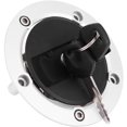 thumbnail image 1 of AVEKI Motorcycle Fuel Cap, Motorcycle Fuel Gas Cap Tank Cover with 2 Keys Fit for Suzuki GSX-R 600 GSX-R750 SV1000 B0508, 1 of 8