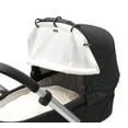 thumbnail image 1 of Universal Sun & Weather Cover for Strollers & Car Seats – Cream Windproof Rain Shield with Breathable Mesh Panels, 1 of 6