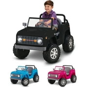 Classic Ford Bronco, 6-Volt Ride-On Toy by Kid Trax, ages 3 to 5, black