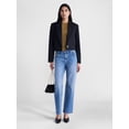 thumbnail image 3 of Scoop Women's and Women's Plus Ribbed Back Blazer, Sizes XS-4X, 3 of 6