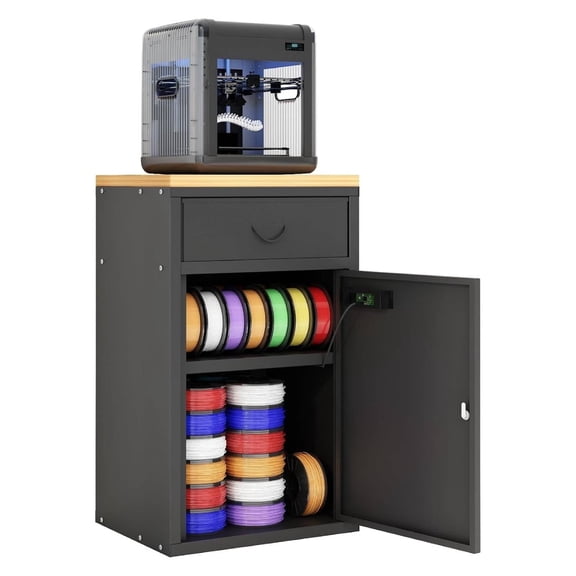 180L 3D Printer Filament Storage Cabinet with Dehumidifier, Industrial Sealed Dehumidifying Cabinet Box Holds for 40 Rolls Nylon/PLA/ABS/TPU