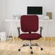 thumbnail image 4 of Paquete de 2 cubiertas de silla de oficina lavable extraíble estiramiento polvo a prueba de polvo de silla universal silla de silla de silla conjunto rojo, 4 of 9