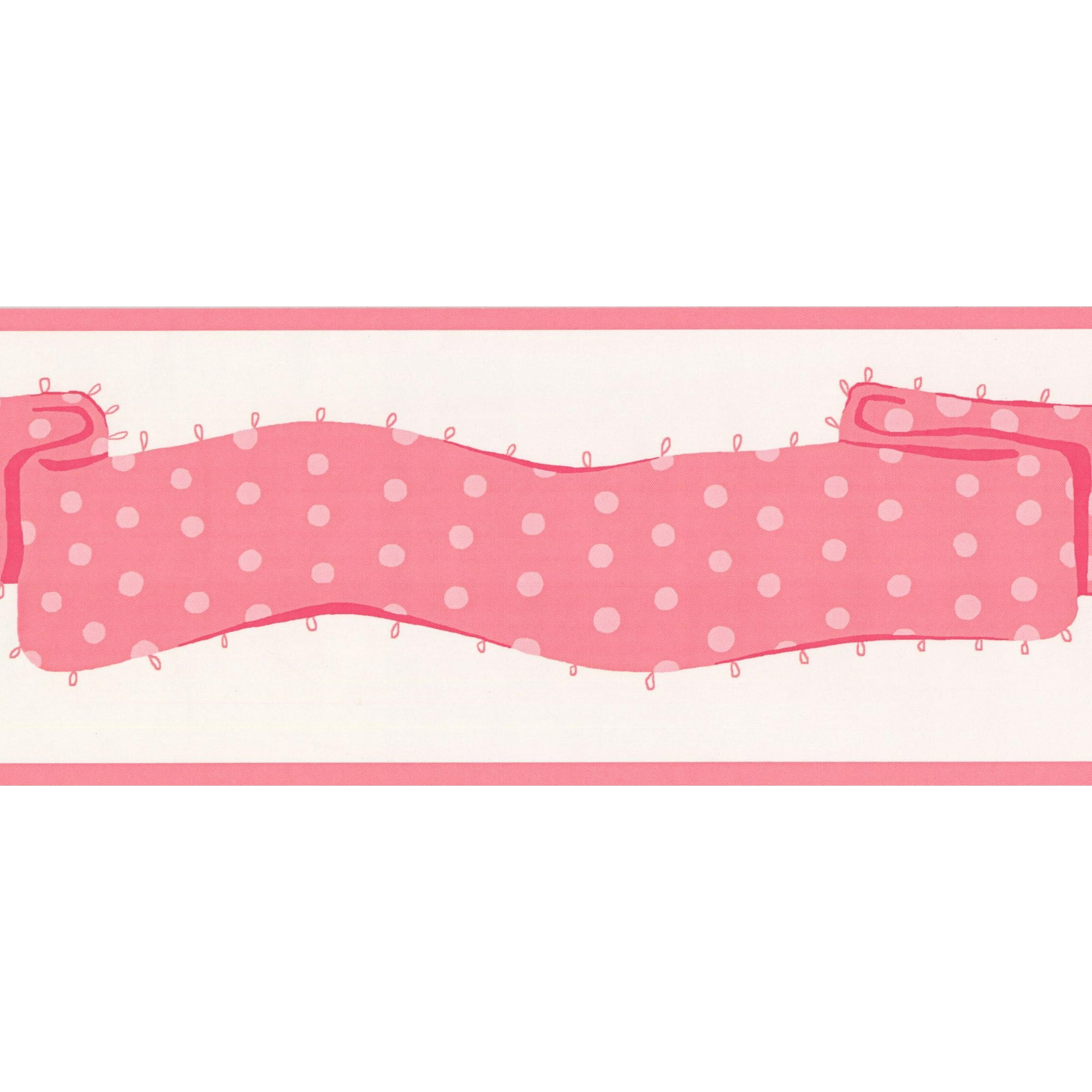 Rose Pink Stripe White Wallpaper Border For Bedroom Bathroom Roll 15 X 4 5