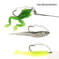 thumbnail image 2 of 30Pcs Weedless Fishings Hook Wackys Rig Hook Replacement AntiHanging Bottom Mouthguard Fishes Hook for Soft Worm Baits, 2 of 9