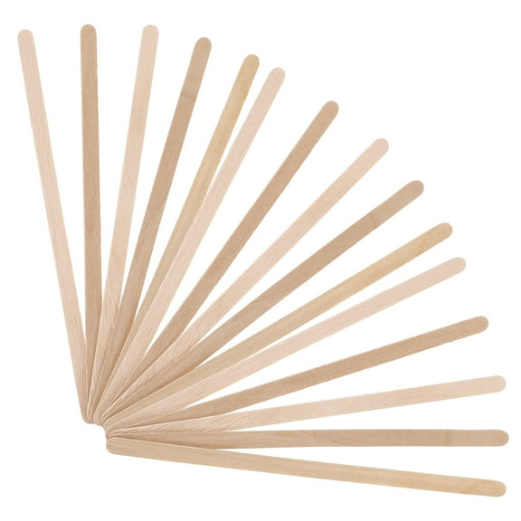 FUEENIRVA 100Pcs Wood Stirring Rods for Coffee Bar Office Cafe and Home Drink Mixing