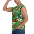 thumbnail image 3 of Kdxio Multicolored Butterflies for Men's Muscle T-shirt,Sleeveless for Workout Running Athletic Gym Lounge Casual, 3 of 7
