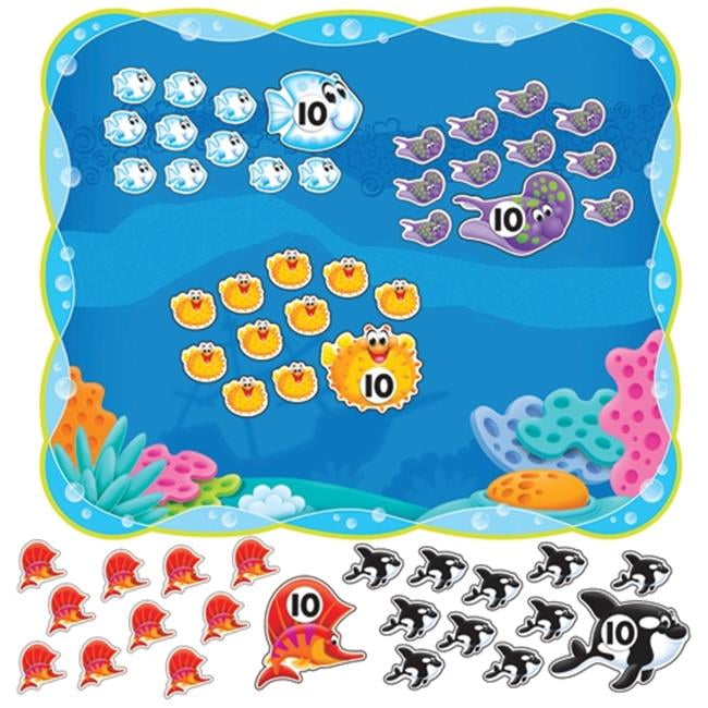 Trend Enterprises T-8308 Sea Buddies 0-120 Bulletin Board Set
