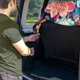 thumbnail image 4 of Drydeepin Vintage Boho Mandala Flower Car Seat Covers for Backseat, Rear Bench Seat Cover Towel Sweat Absorbent Saddle Blanket Seat Protector Universal Auto Accessories for Trucks Van SUV, 4 of 7