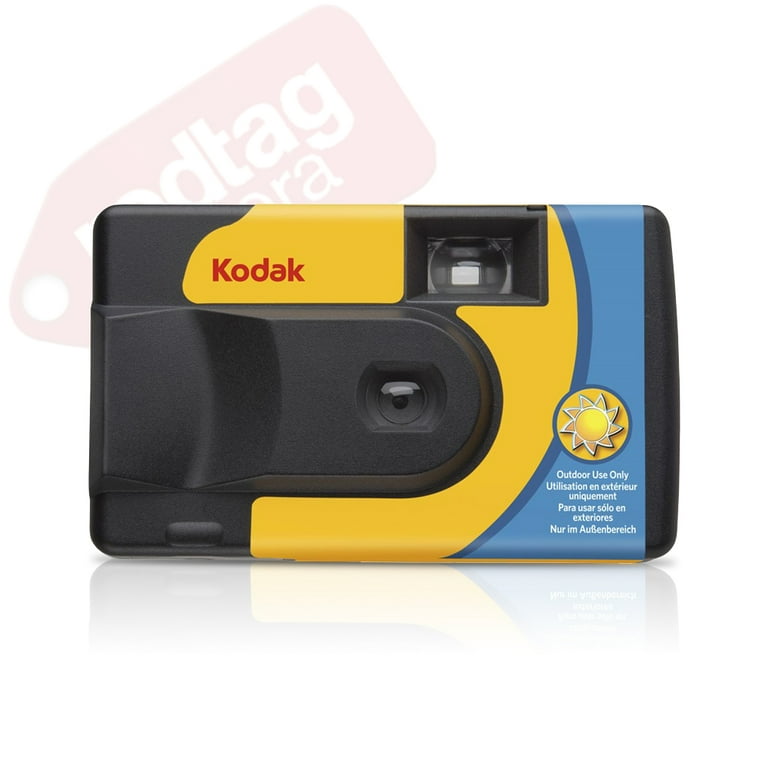  Kodak SUC Daylight 39 800iso Cámara analógica desechable -  Amarillo y azul : Electrónica