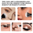 thumbnail image 3 of BEASOFEE Loose Powder Brush,5pcs Black Makeup Brushes Set, Foundation Brush,Best Gift for Beauty Lovers and Makeup Beginners, 3 of 9