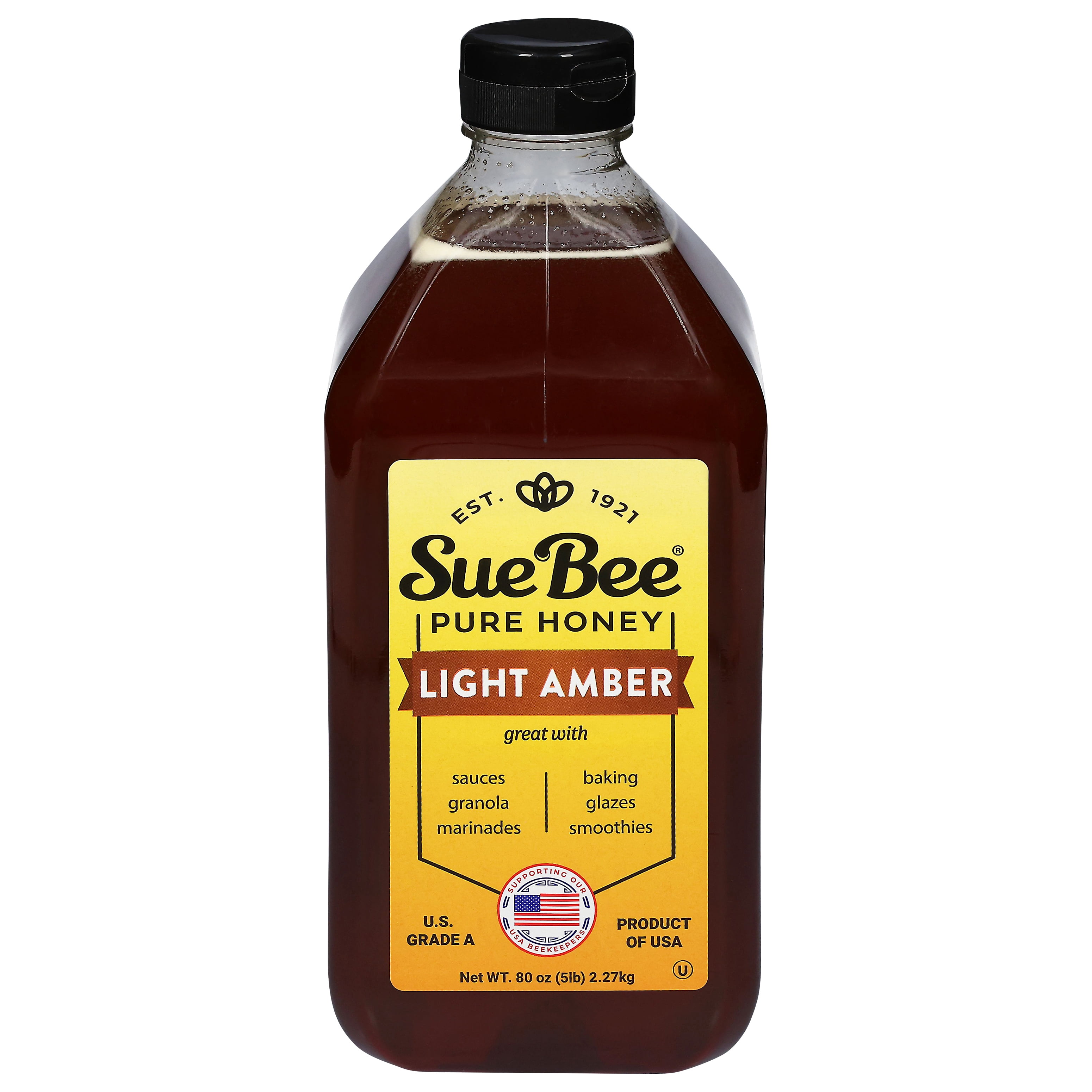 Sue Bee Pure Light Amber Honey 80 oz