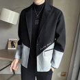 thumbnail image 4 of Ofertas de chaquetas de lana y mezclas para hombre, abrigos casuales de gran tamaño, ropa barata, abrigos masculinos de alta calidad, estilo vintage Y2k Joker Harajuku, 4 of 5
