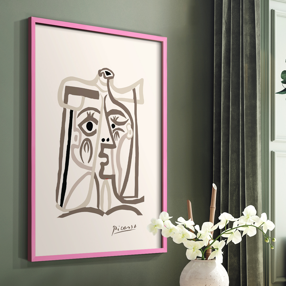 Matisse CCXXX in Solid Wood 11 x 14 Framed Print