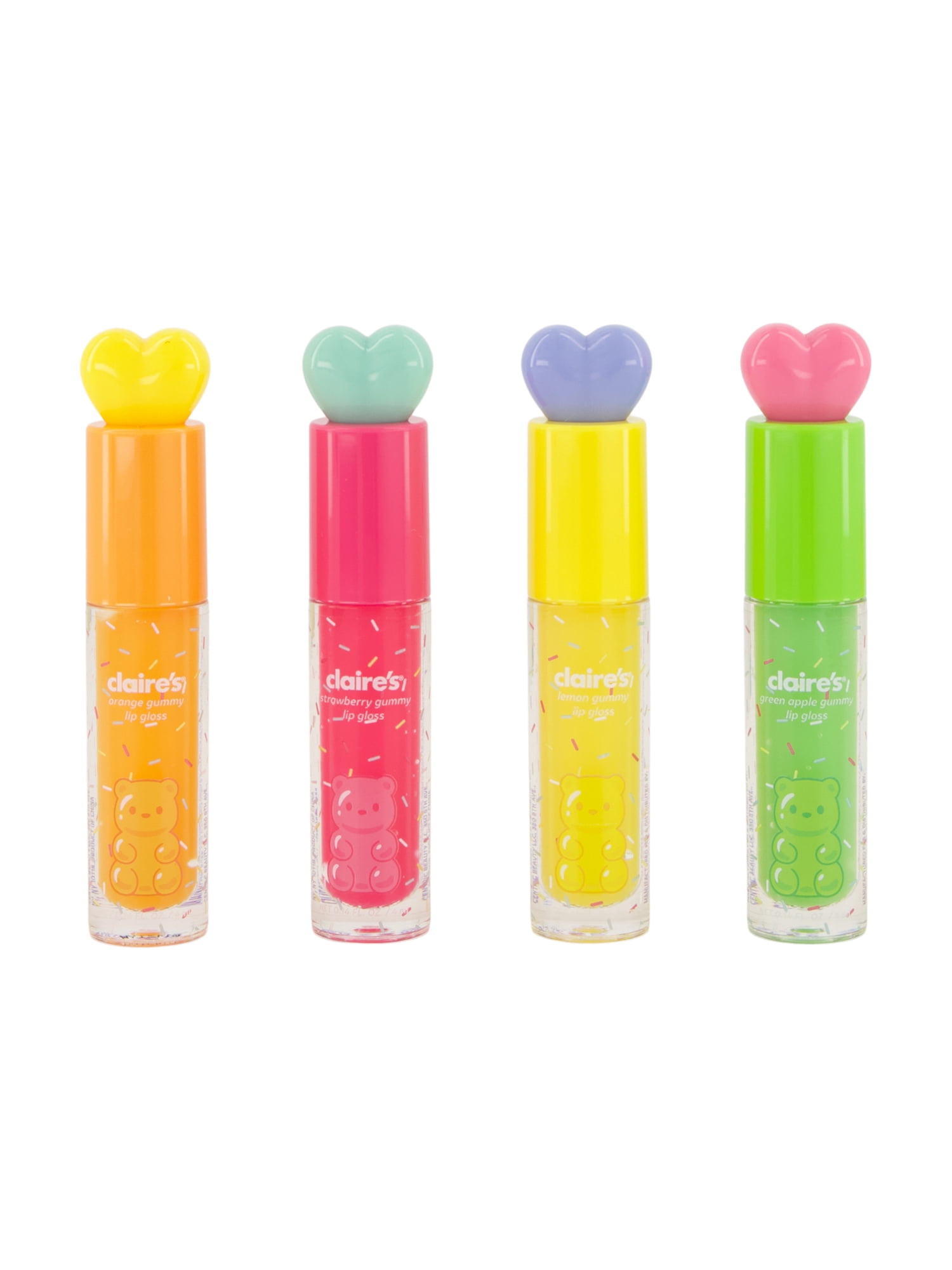 Claire's Gummy Lip Gloss 4 Pcs