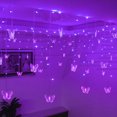 3.5M Pink Fairy Lights Garland Curtain String Light Living room