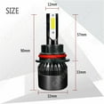 thumbnail image 5 of 9007 Car LED Headlight High/Low Kit 6000K For Ford Ranger 93-11, 5 of 10