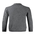 thumbnail image 2 of Men Winter Zipper Sweaters Geometric Print Long Sleeve Knit Cardigan Casual Knitted Jumpers Fall Sweater Jackets, 2 of 3