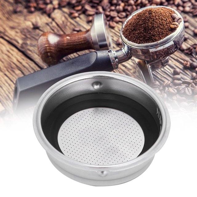 LAFGUR Coffee Basket Strainer,Coffee Filter,Detachable Stainless Steel Coffee Filter Basket Strainer Coffee Machine Accessories for Home Office