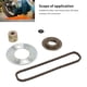 thumbnail image 4 of Kit De Piñón De Cadena, Juego De Piñón Trasero Delantero De Alta Dureza 25H Conector De 13 Mm Cadena De 82 Eslabones 4 Orificios Para Mini Motocicletas, 4 of 7