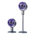 thumbnail image 2 of USB Rechargeable Floor Fan, Purple Oscillating Quiet Cooling Fan, Adjustable rate Standing Fan, Portable Low Noise Air Circulator for Home Bedroom Office Outdoor Camping Summer Use, 2 of 14