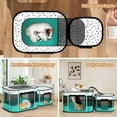 thumbnail image 6 of Portable Cat Playpen, 8-Rod Reinforced Kitten Dog Playpens, Foldable Play Pen for Indoor Cats Enclosed Pet Puppy Doggy Outdoor, Collapsible Tent Kennel Cage House(32"x24"x22"), 6 of 8