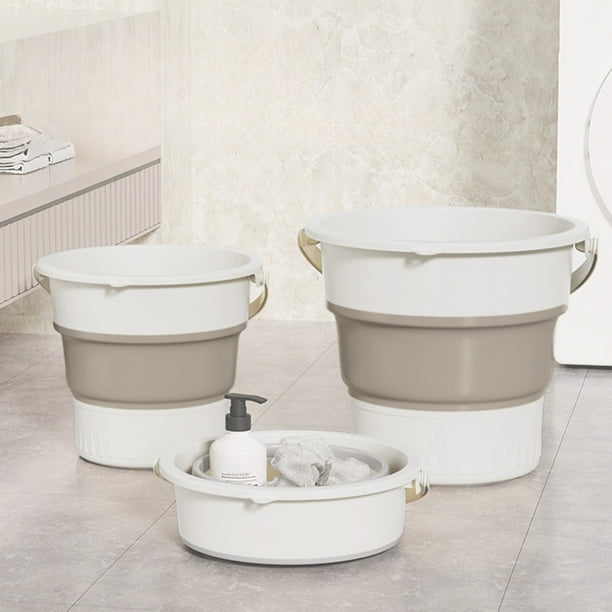 Fiudx Liquidación De Ofertas Flash Cubo De Basura Engrosado De Gran Capacidad Para Baño Doméstico