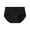 Black, variant on Womens Mid Rise Printed Underwear, Soft Full Coverage Panties for Comfortable Daily Wear