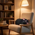 thumbnail image 3 of Realistic Sleeping Black Pig Plush Pillow, Lifelike Animal Stuffed Cushion, Novelty Simulation Pig Throw Pillow for Sofa Bedroom Decor, 16", 3 of 5