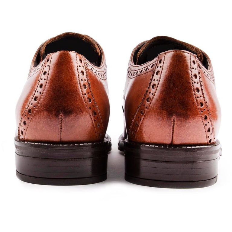 COLE HAAN Mens Dress Shoes \'Me Wing Oxford\' Lace up C34598 Tan size 9 Cole Haan Mens Modern Essentials Wingtip Oxford British Tan  main image 3