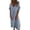 Gray, variant on WTXUE Plus Size Dresses, A-Line Short Sleeve Vestidos Casuales Para Mujer V-Neck, Casual Spring And Summer Loose Skirt Cotton And Linen Dress Solid Mid-Length Women's Plus, Blue Size S