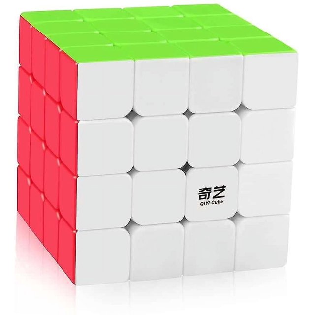 Qiyi Speed 4x4 Cube Qiyuan S - Juguete de rompecabezas de cubo mágico 4x4x4 sin pegamento para niños y adultos Desafío