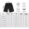 thumbnail image 3 of BIG ELEPHANT Boy's Athletic Shorts with Zipper Pockets and Drawsting, Youth Boys Casual Shorts, 3-Pack, Sizes: 7-17Y, 3 of 11
