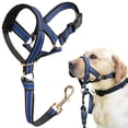 thumbnail image 1 of Bozal y correa sin corteza para perros pesados con cabeza halter XL, 1 of 7