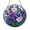 Acrylic 3.5 Inch, variant on Wild Orchid Faux Stained Glass Window Decor, Graceful Botanical Suncatcher with Cottage Garden Mood